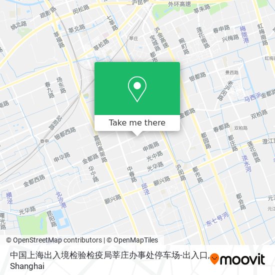 中国上海出入境检验检疫局莘庄办事处停车场-出入口 map