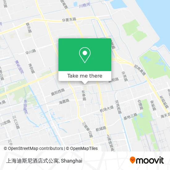 上海迪斯尼酒店式公寓 map