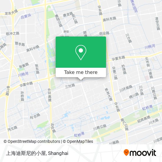 上海迪斯尼的小屋 map