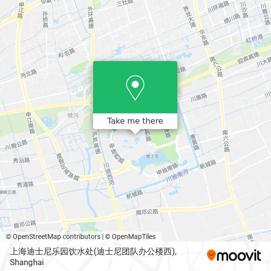 上海迪士尼乐园饮水处(迪士尼团队办公楼西) map