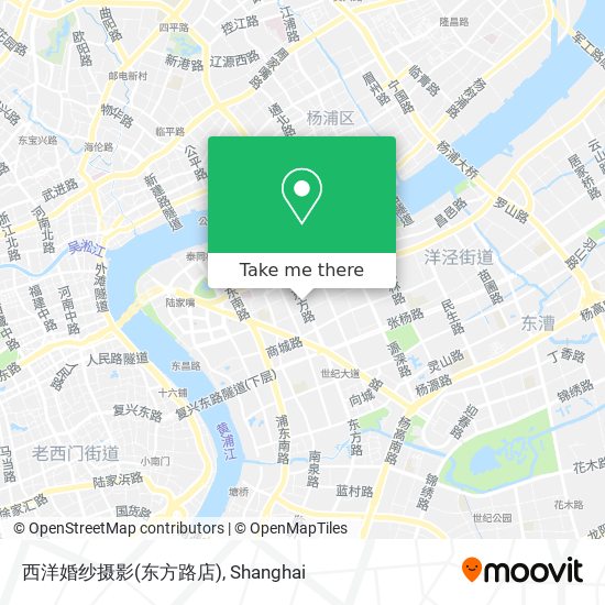 西洋婚纱摄影(东方路店) map