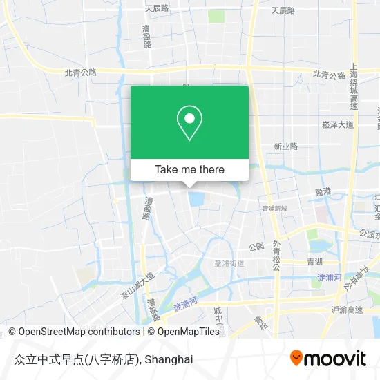 众立中式早点(八字桥店) map
