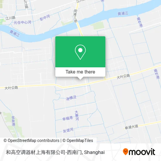 和高空调器材上海有限公司-西南门 map