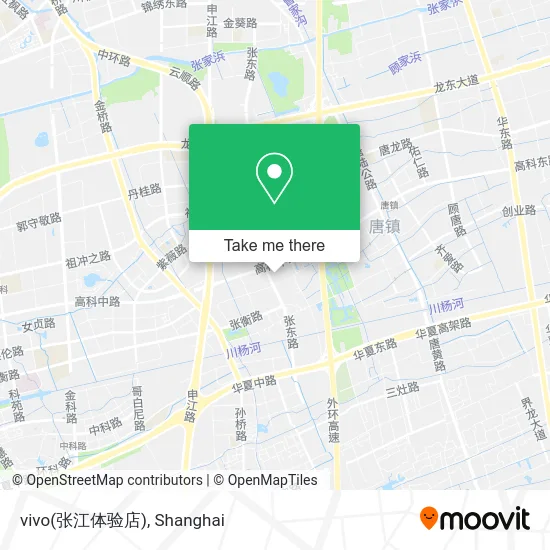 vivo(张江体验店) map