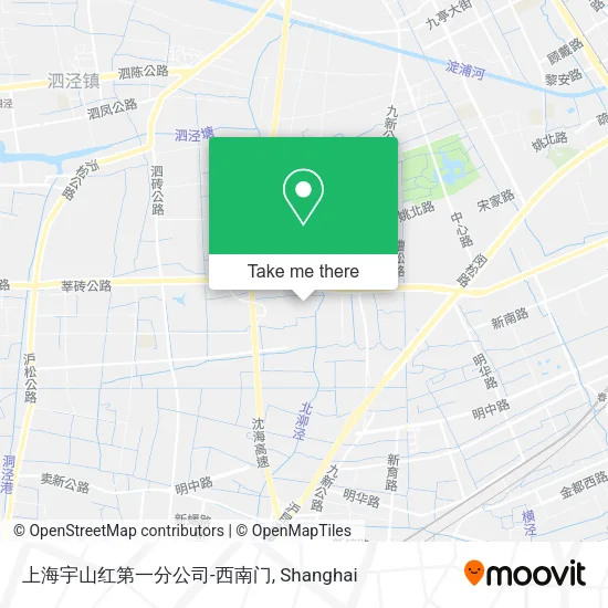 上海宇山红第一分公司-西南门 map