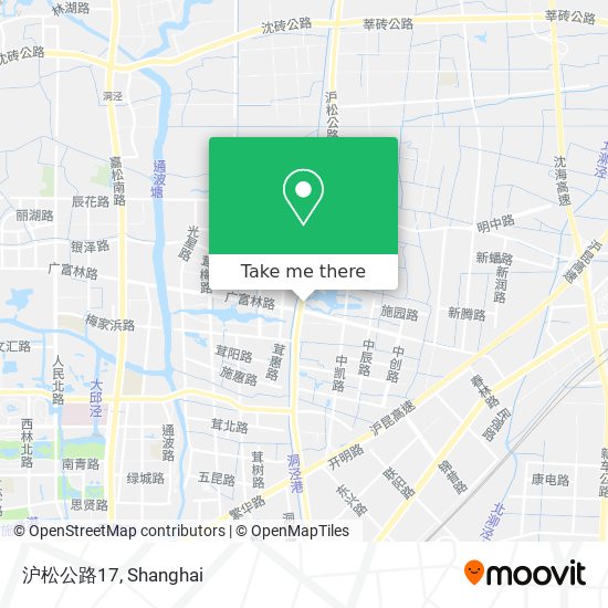 沪松公路17 map