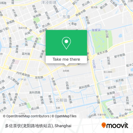 多佐茶饮(龙阳路地铁站店) map