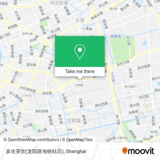 多佐茶饮(龙阳路地铁站店) map
