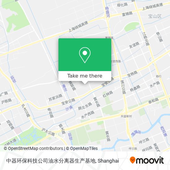 中器环保科技公司油水分离器生产基地 map