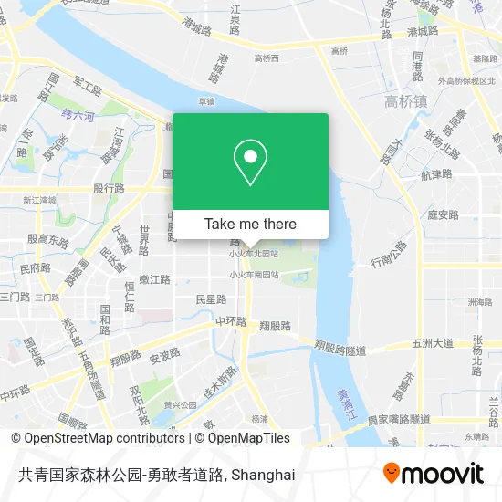 共青国家森林公园-勇敢者道路 map