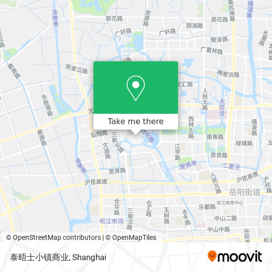 泰晤士小镇商业 map