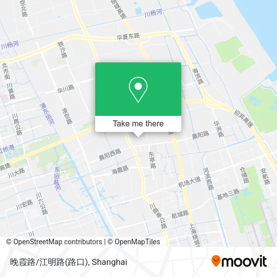 晚霞路/江明路(路口) map