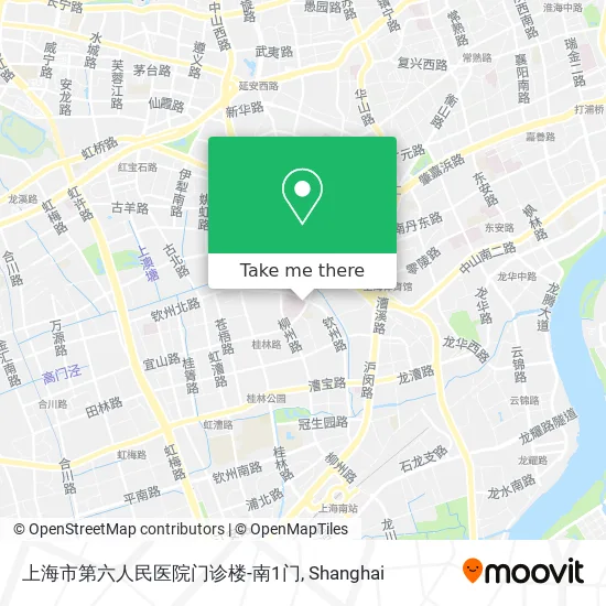 上海市第六人民医院门诊楼-南1门 map