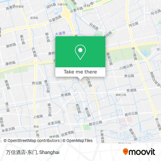 万信酒店-东门 map