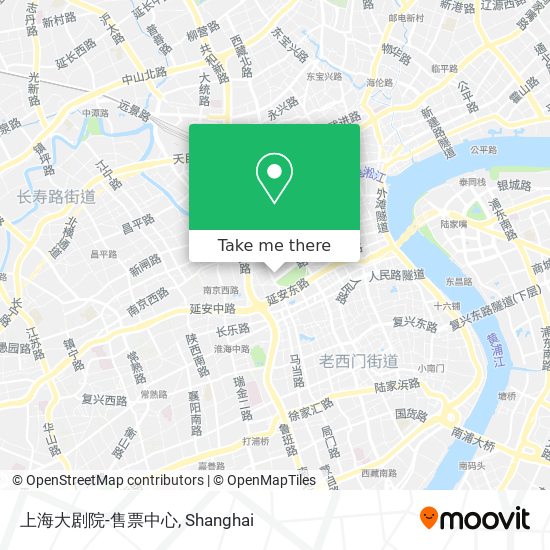上海大剧院-售票中心 map