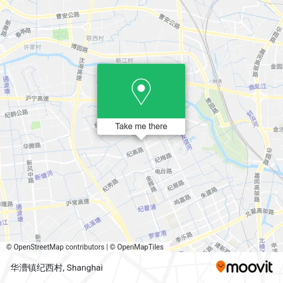 华漕镇纪西村 map