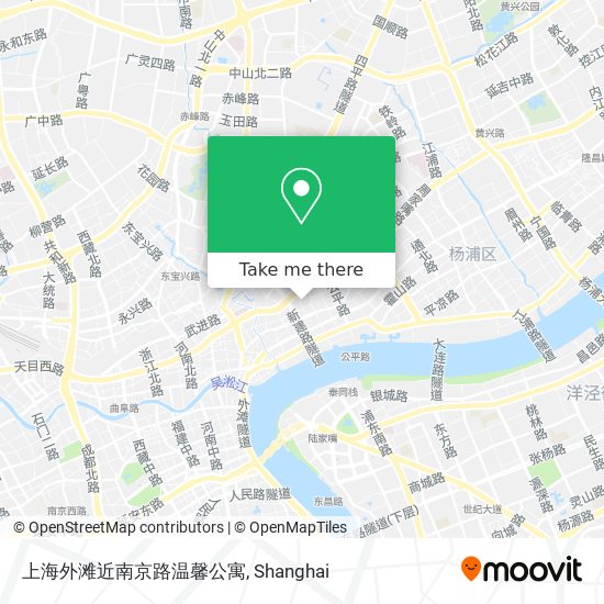 上海外滩近南京路温馨公寓 map