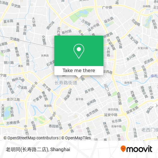 老胡同(长寿路二店) map