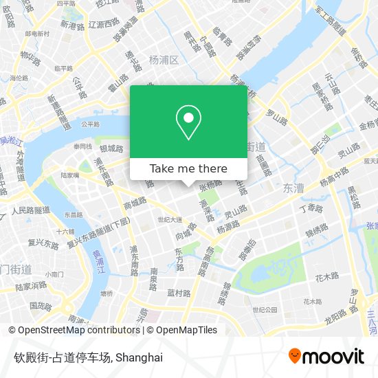 钦殿街-占道停车场 map