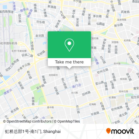 虹桥总部1号-南1门 map