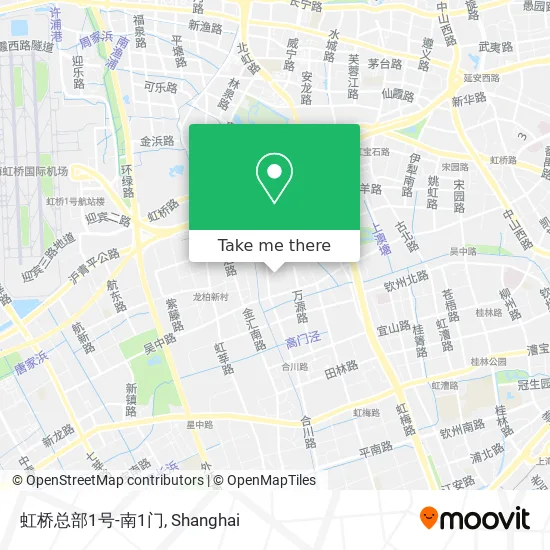 虹桥总部1号-南1门 map