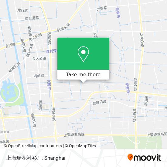 上海瑞花衬衫厂 map