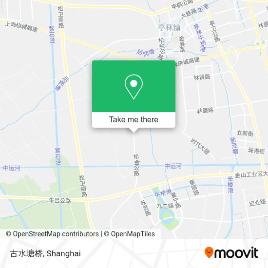 古水塘桥 map