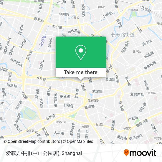 爱菲力牛排(中山公园店) map