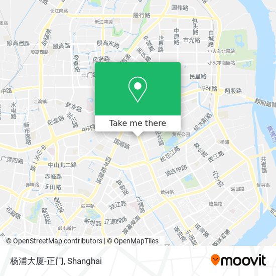 杨浦大厦-正门 map