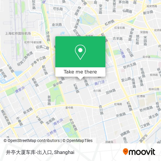 井亭大厦车库-出入口 map