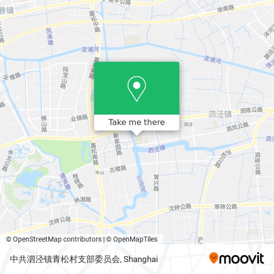 中共泗泾镇青松村支部委员会 map