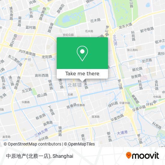 中原地产(北蔡一店) map