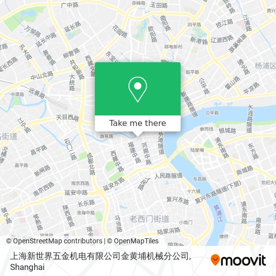 上海新世界五金机电有限公司金黄埔机械分公司 map