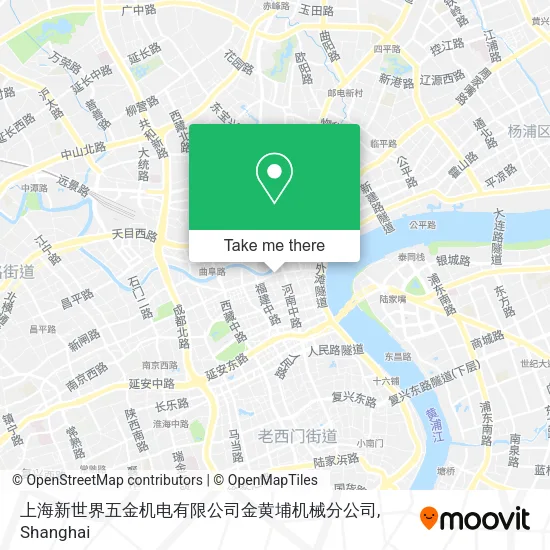 上海新世界五金机电有限公司金黄埔机械分公司 map