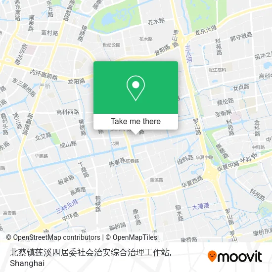 北蔡镇莲溪四居委社会治安综合治理工作站 map