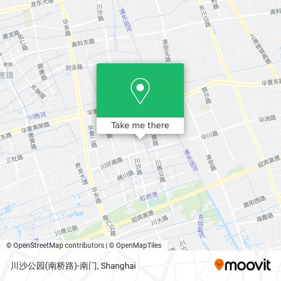 川沙公园(南桥路)-南门 map