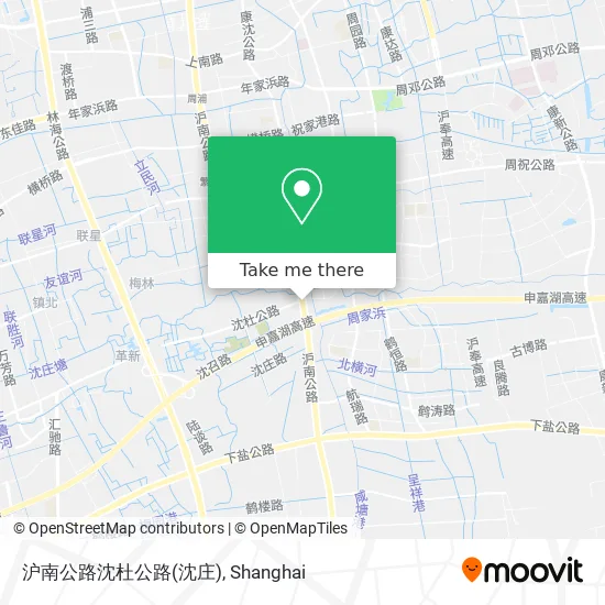 沪南公路沈杜公路(沈庄) map
