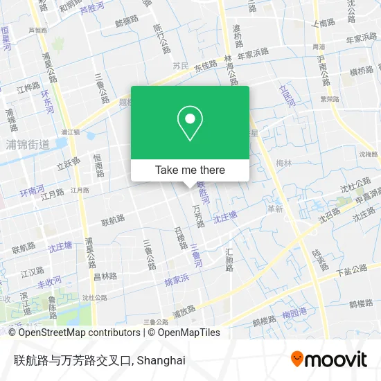 联航路与万芳路交叉口 map