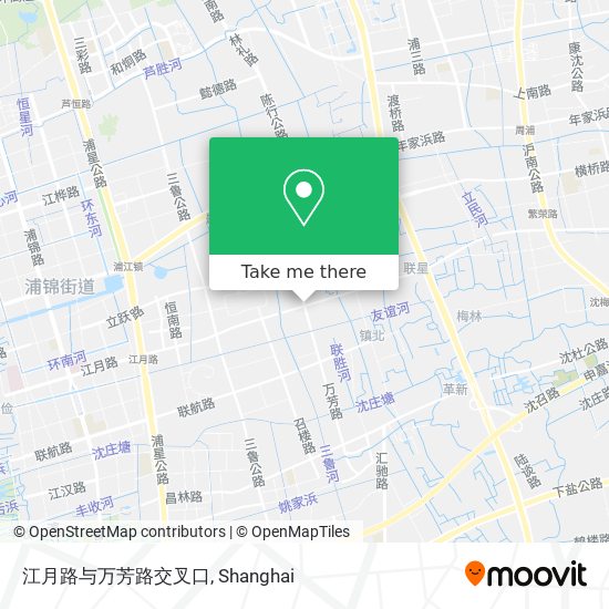 江月路与万芳路交叉口 map