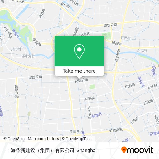上海华新建设（集团）有限公司 map