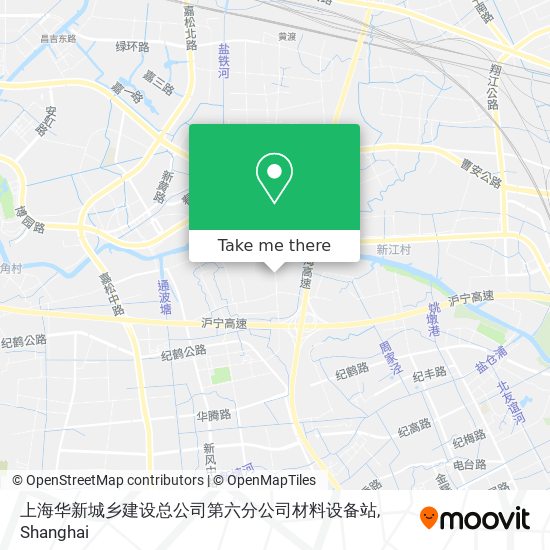 上海华新城乡建设总公司第六分公司材料设备站 map