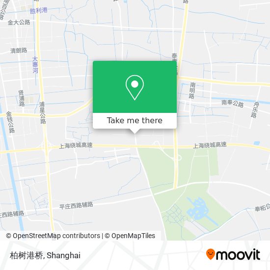 柏树港桥 map