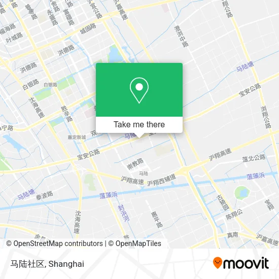 马陆社区 map