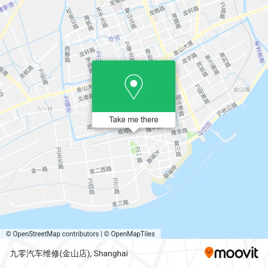九零汽车维修(金山店) map