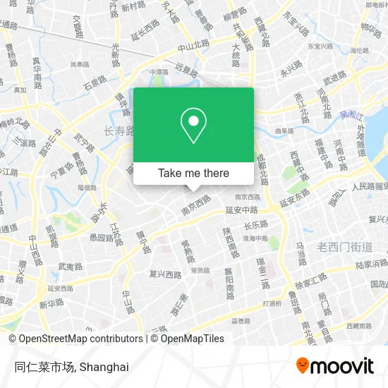 同仁菜市场 map