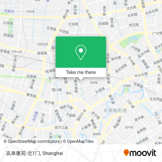 岚皋馨苑-北1门 map