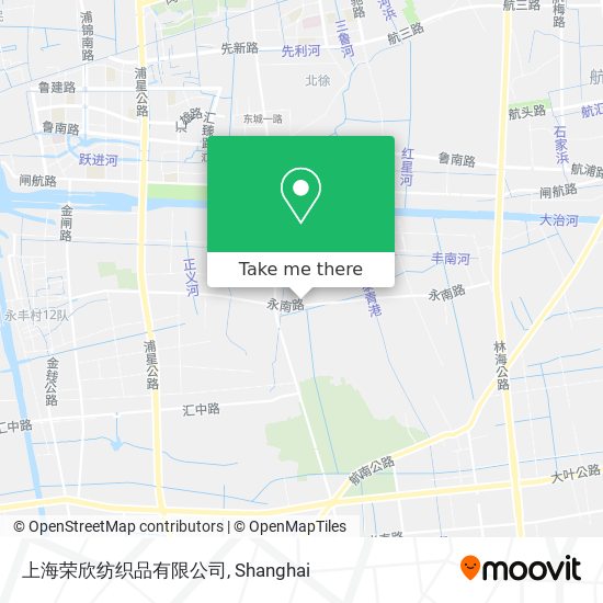 上海荣欣纺织品有限公司 map