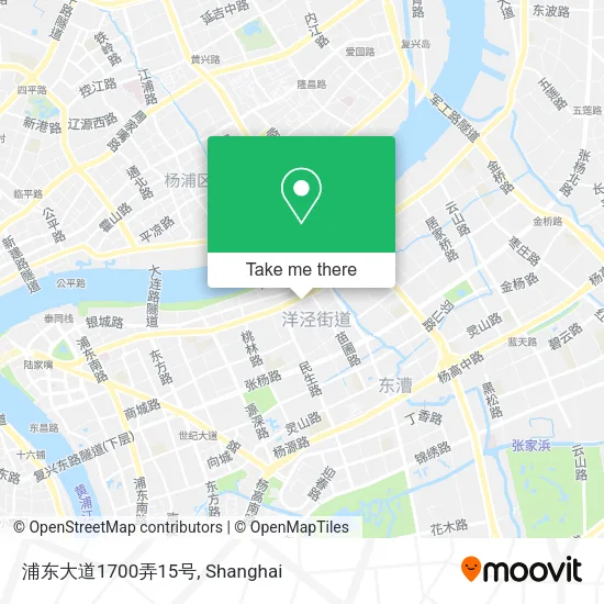 浦东大道1700弄15号 map