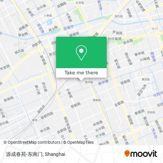 源成春苑-东南门 map