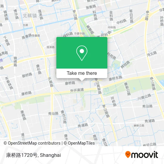 康桥路1720号 map